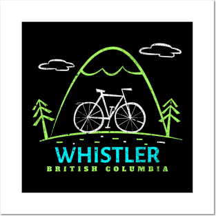 Whistler, British Columbia Bike Posters and Art